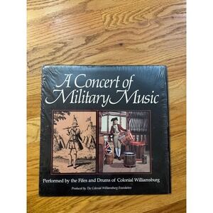 A Concert of Military Music Vinyl  The Fifes and Drums of Colonial Williamsburg